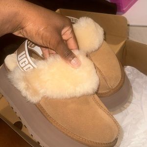 Brown funkette ugg platform